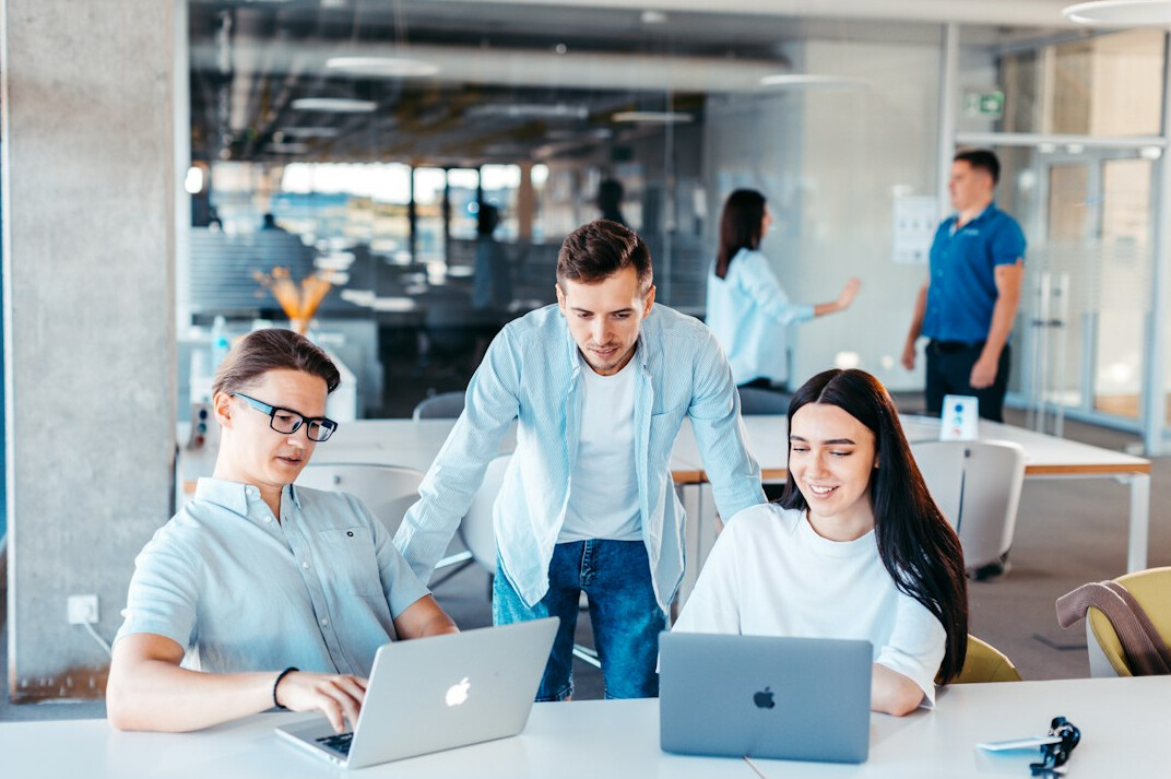 corporate software development team